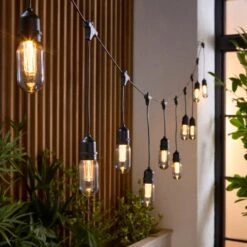 Icicle 10 LED Indoor Outdoor String Lights -Home Lighting Store 30925205 alt01