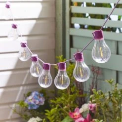 Festoon 10 LED Solar String Lights -Home Lighting Store 30925206