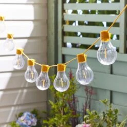 Festoon 10 LED Solar String Lights -Home Lighting Store 30925208
