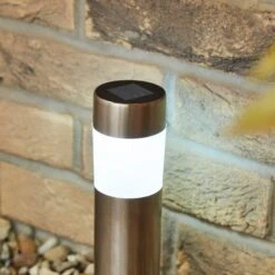 Solar Outdoor Stainless Steel Stake Light -Home Lighting Store 30925213 alt02