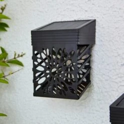 Set Of 2 Solar Metal Fence Lights -Home Lighting Store 30925228 alt02