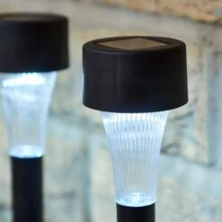 Pack Of 10 Solar Plastic Stake Lights -Home Lighting Store 30925229 alt02