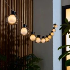 Globe 10 LED Indoor Outdoor Solar String Lights -Home Lighting Store 30925552 alt01