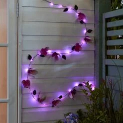Mini Metal Flowers 25 LED Indoor Outdoor Solar String Lights -Home Lighting Store 30925553 alt01
