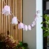 Fabric Flowers 10 LED Indoor Outdoor Solar String Lights -Home Lighting Store 30925559