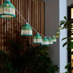 Woven 10 LED Indoor Outdoor Solar String Lights -Home Lighting Store 30925566 alt01