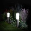 Set Of 2 Frosted LED Bollards -Home Lighting Store 30935697
