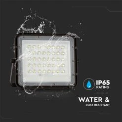 V-TAC 80W LED Solar Floodlight Outdoor Wall Light -Home Lighting Store 30957271 alt04