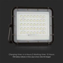 V-TAC 80W LED Solar Floodlight Outdoor Wall Light -Home Lighting Store 30957271 alt06