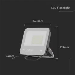 V-TAC 50W LED Floodlight Outdoor Wall Light -Home Lighting Store 30957289 alt06