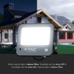 V-TAC 30W LED Floodlight Outdoor Sensor Wall Light -Home Lighting Store 30957294 alt02