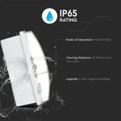 V-TAC LED Emergency Wall Light -Home Lighting Store 30957310 alt04