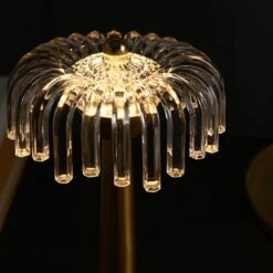 Hestia Bronze Base Crystal Trim Rechargeable Colour Changing LED Touch Table Lamp -Home Lighting Store 30957317 alt07