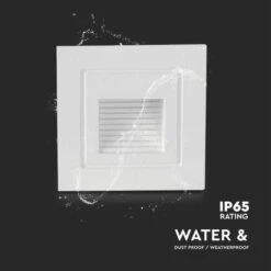 Set Of 4 V-TAC 3W LED Square Step Lights -Home Lighting Store 30965941 alt05