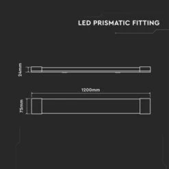 Set Of 2 V-TAC 40W LED Grill Fittings -Home Lighting Store 30965944 alt05