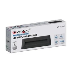 Set Of 4 V-TAC 3W Indoor Outdoor Rectangular Step Lights -Home Lighting Store 30965946 alt04