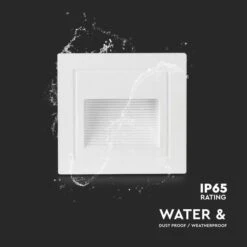 Set Of 4 V-TAC 5W LED Square Step Lights -Home Lighting Store 30965951 alt05