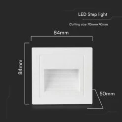 Set Of 4 V-TAC 5W LED Square Step Lights -Home Lighting Store 30965951 alt06