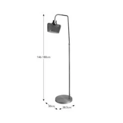 Auburn Industrial Adjustable Floor Lamp -Home Lighting Store 30968343 alt08