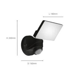 EGLO Pagino LED Indoor Outdoor Sensor Wall Spotlight -Home Lighting Store 30972407 alt08
