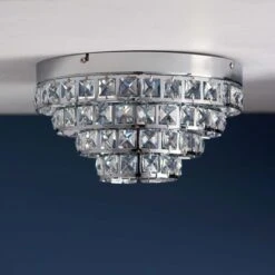 Return - Vogue Motown 4 Light Jewel Flush Ceiling Light -Home Lighting Store 30989854 alt03