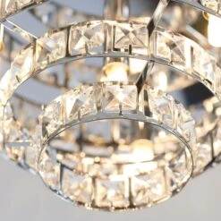 Return - Vogue Motown 4 Light Jewel Flush Ceiling Light -Home Lighting Store 30989854 alt05