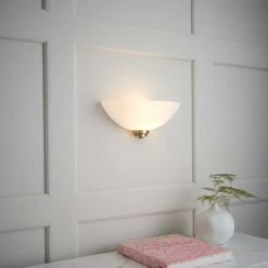Return - Vogue Welles Frosted Glass Wall Light -Home Lighting Store 30989856 alt02