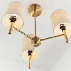 Return - Vogue Dewey 3 Light Semi Flush Ceiling Light -Home Lighting Store 30989864 alt03