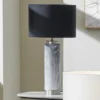 Return - Carrara Grey Tall Table Lamp