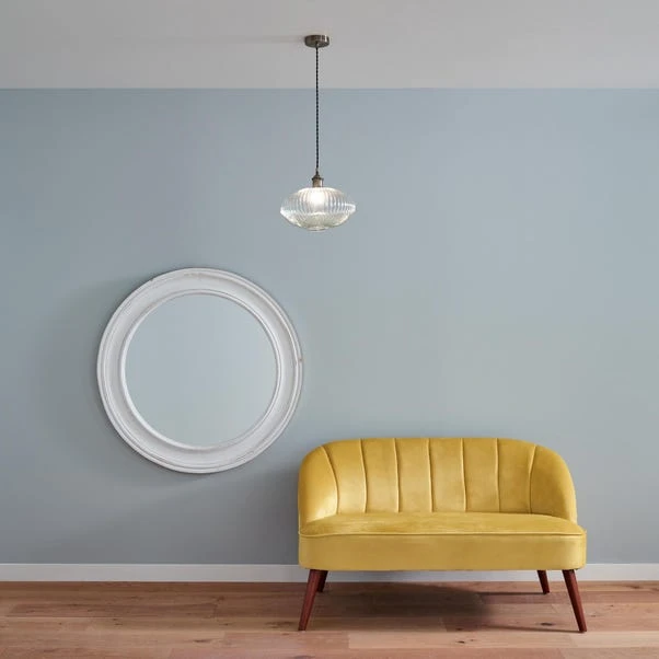 Return - Abigail Oval Ribbed Glass Pendant Light 4 Return - Abigail Oval Ribbed Glass Pendant Light - Image 2