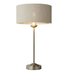 Return - Vogue Sandringham Table Lamp, Chrome -Home Lighting Store 30989877 alt07
