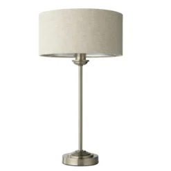 Return - Vogue Sandringham Table Lamp, Chrome -Home Lighting Store 30989877 alt08