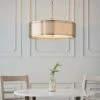Return - Vogue Toina 3 Light Pendant Light, Gold