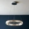 Return - Vogue Katana Crystal Hoop LED Ceiling Light -Home Lighting Store 30989882