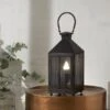 Return - Folkstone Metal Punched Lantern Table Lamp -Home Lighting Store 30989884