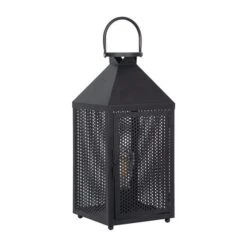 Return - Folkstone Metal Punched Lantern Table Lamp -Home Lighting Store 30989884 alt03