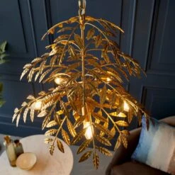 Return - Vogue Sago 5 Light Leaf Pendant Light -Home Lighting Store 30991256 alt03